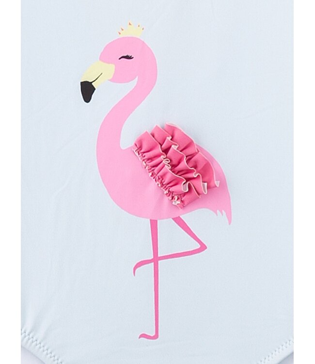 Sanetta Mädchen Badeanzug Flamingo