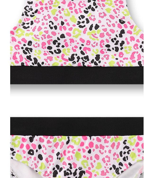 Sanetta Mädchen Bikini Leo-Muster