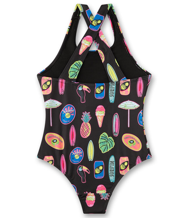 Sanetta Mädchen Badeanzug  Sommer-Allover