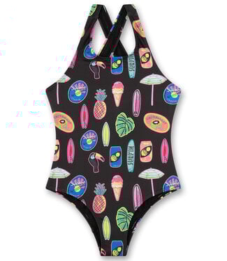 Sanetta Mädchen Badeanzug  Sommer-Allover