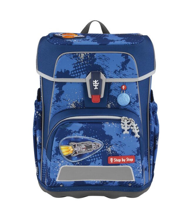 Step by Step Schulrucksack-Set CLOUD REFLECT Schulthek-Set CLOUD REFLECT Rocket Novo