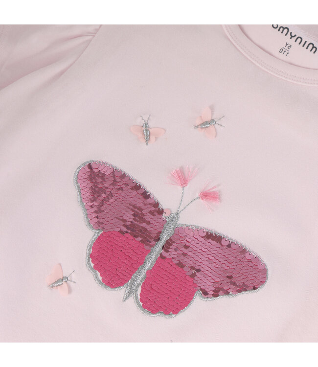 Minymo Mädchen T-Shirt Raindrops on Roses