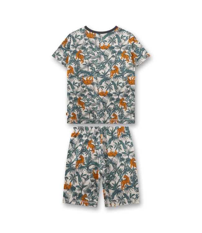 Sanetta Jungen-Schlafanzug kurz Tiger Allover