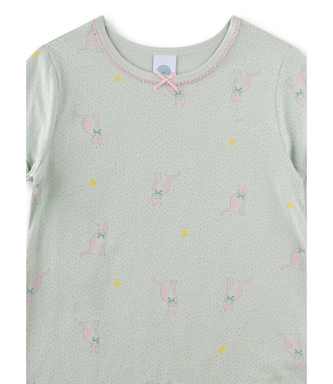 Sanetta Mädchen Schlafanzug kurz Katze