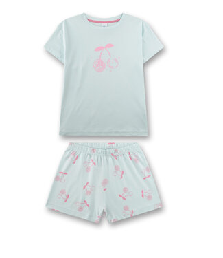 Sanetta Mädchen Schlafanzug kurz Kirsche