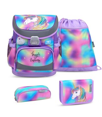 Belmil MINI FIT Schulrucksack-Set Rainbow Color