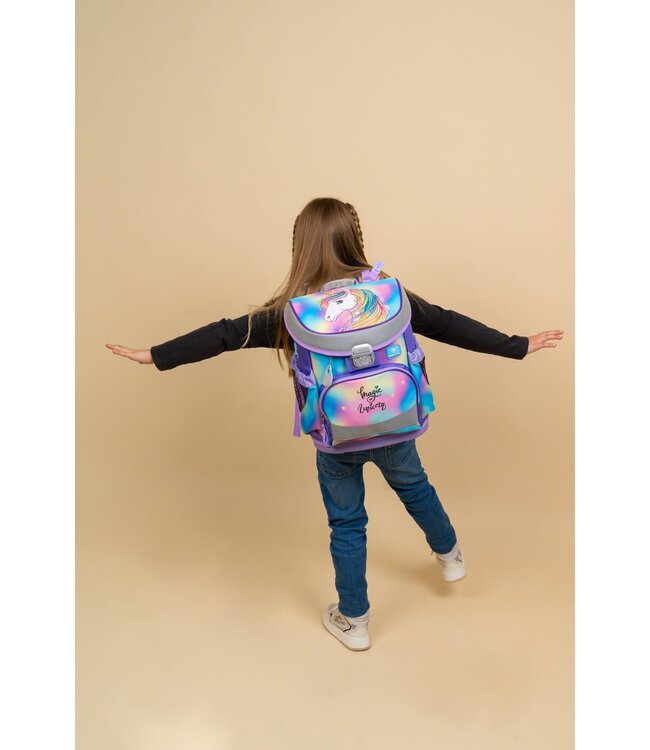 Belmil MINI FIT Schulrucksack-Set Rainbow Color