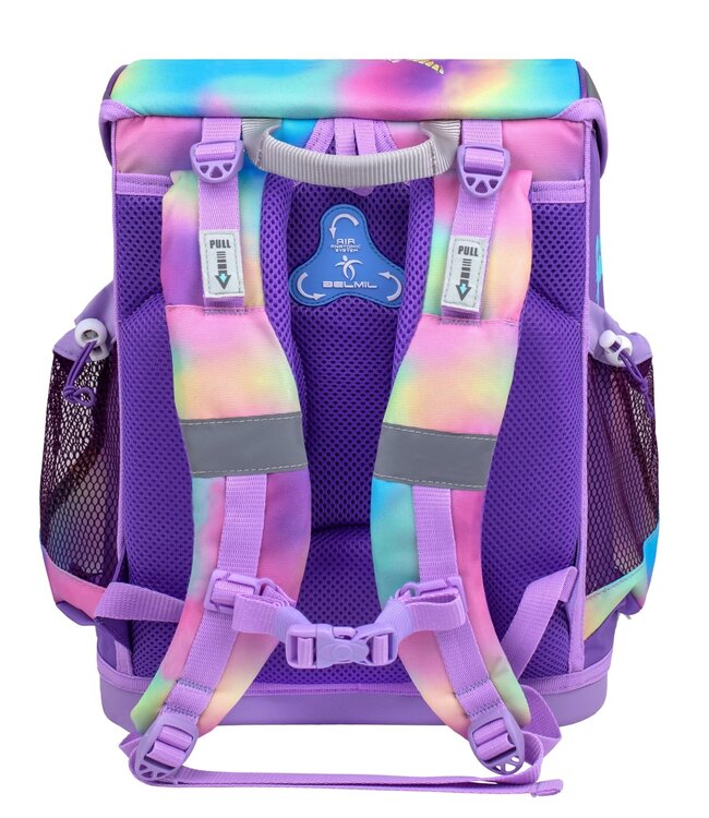 Belmil MINI FIT Schulrucksack-Set Rainbow Color