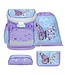 Belmil MINI FIT Schulrucksack-Set Purple Blue Butterfly