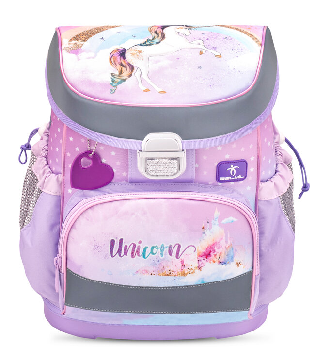 Belmil MINI FIT Schulrucksack-Set Rainbow Unicorn