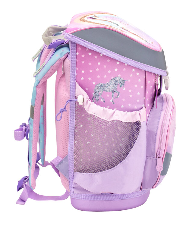 Belmil MINI FIT Schulrucksack-Set Rainbow Unicorn