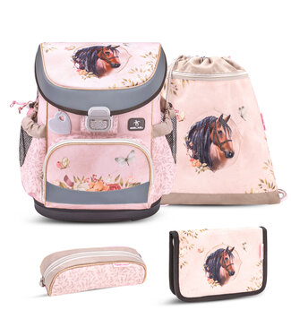 Belmil MINI FIT Schulrucksack-Set Horse Chestnut