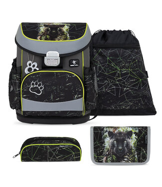 Belmil MINI FIT Schulrucksack-Set Black Panther