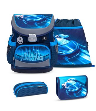 Belmil MINI FIT Schulrucksack-Set Racing Blue Neon