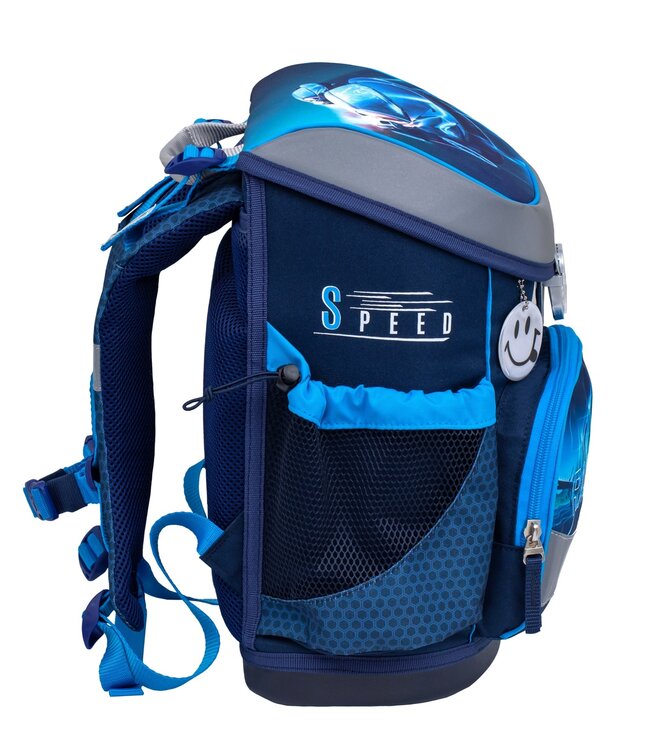 Belmil MINI FIT Schulrucksack-Set Racing Blue Neon