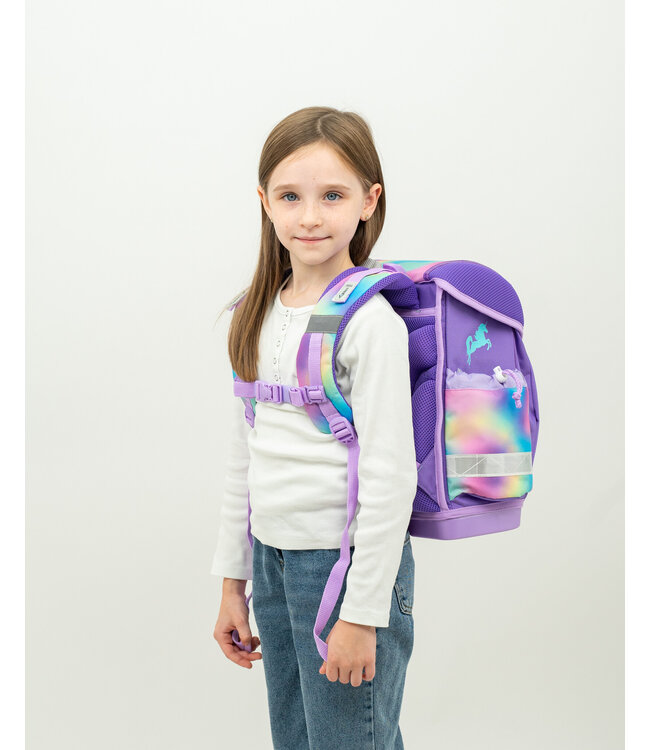 Belmil CLASSY Schulrucksack-Set Rainbow Color