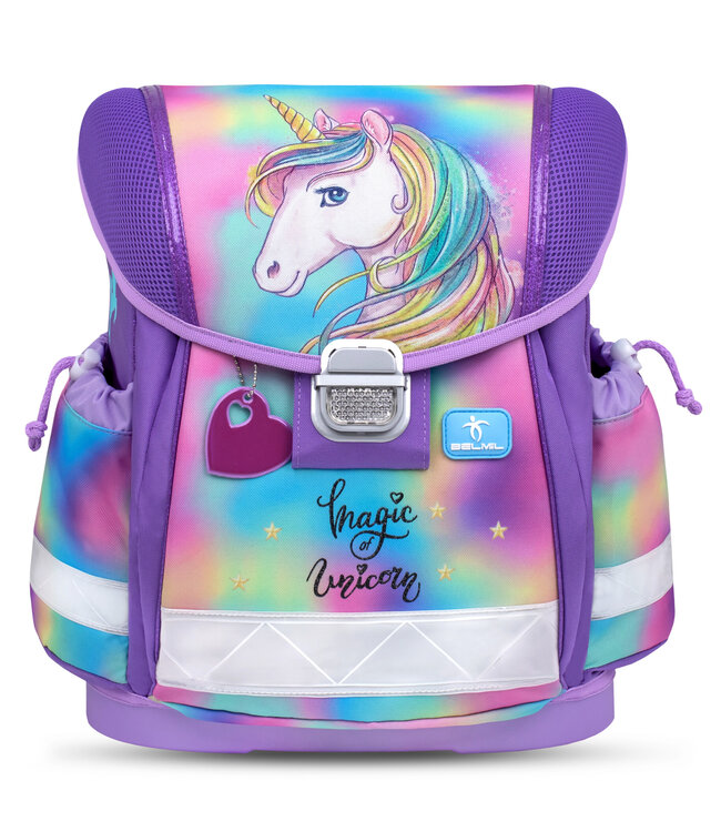 Belmil CLASSY Schulrucksack-Set Rainbow Color