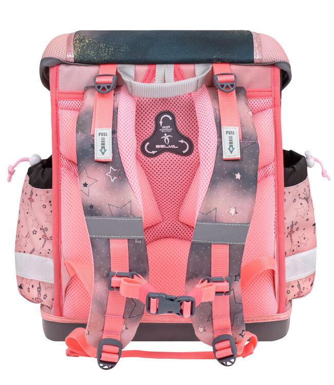 Belmil CLASSY Schulrucksack-Set Ballerina Black Pink