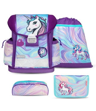 Belmil CLASSY Schulrucksack-Set Unicorn Dream