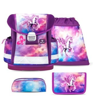 Belmil CLASSY Schulrucksack-Set Pegasus