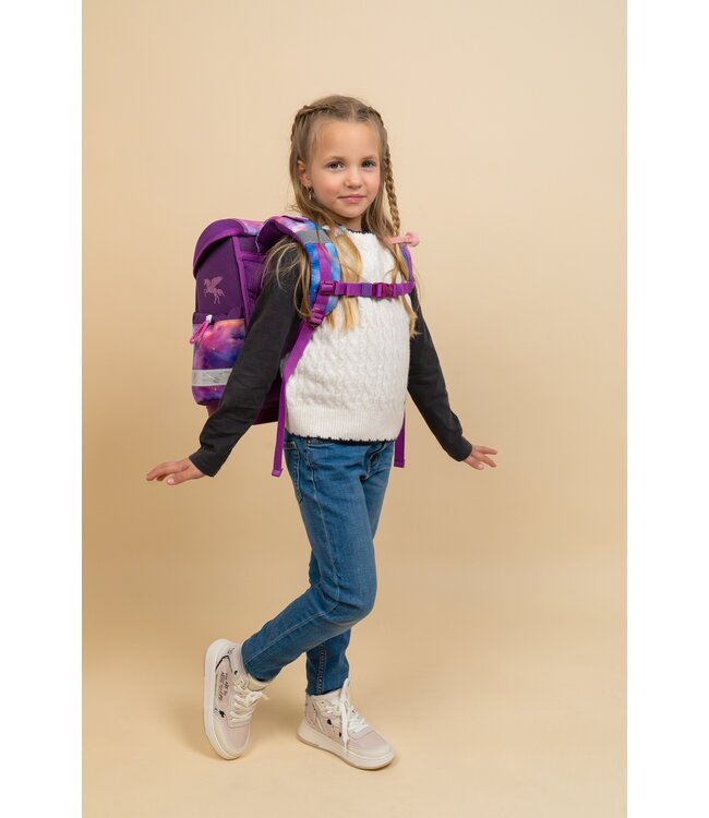 Belmil CLASSY Schulrucksack-Set Pegasus