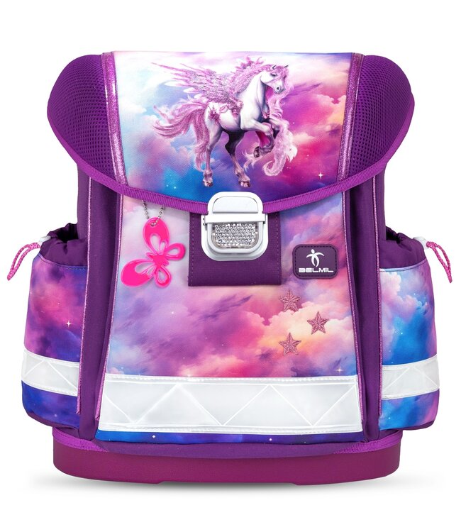 Belmil CLASSY Schulrucksack-Set Pegasus