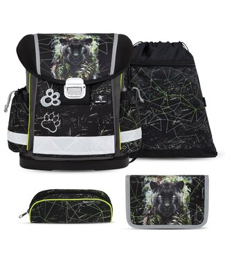 Belmil CLASSY Schulrucksack-Set Black Panther