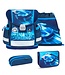 Belmil CLASSY Schulrucksack-Set Racing Blue Neon