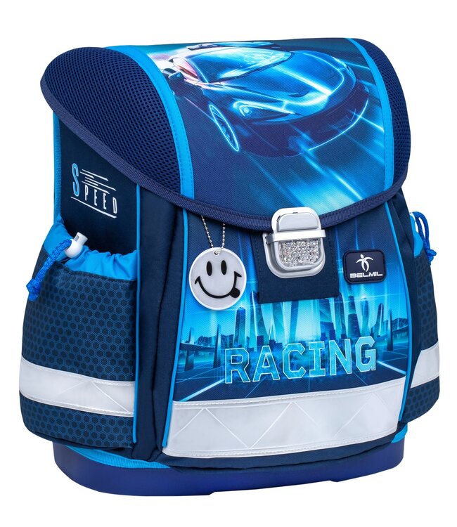 Belmil CLASSY Schulrucksack-Set Racing Blue Neon