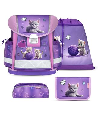 Belmil CLASSY Schulrucksack-Set Little Kittens