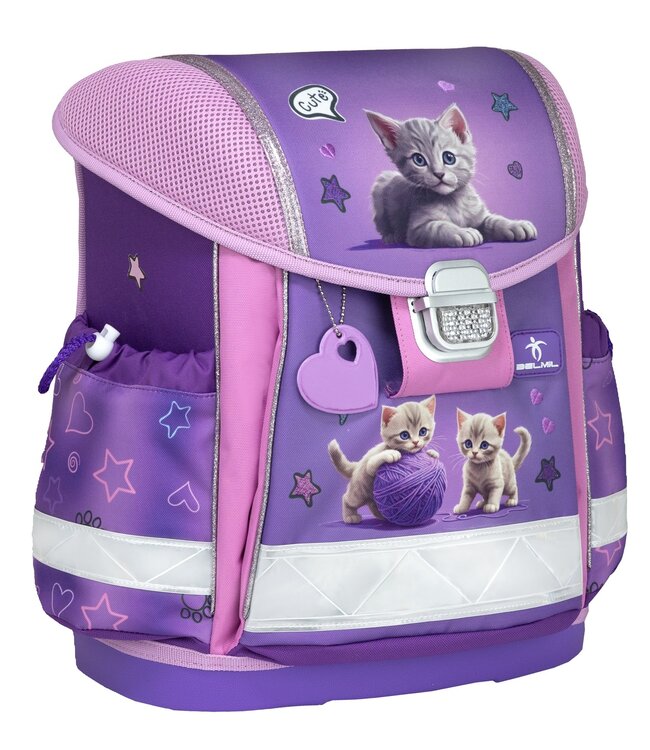 Belmil CLASSY Schulrucksack-Set Little Kittens