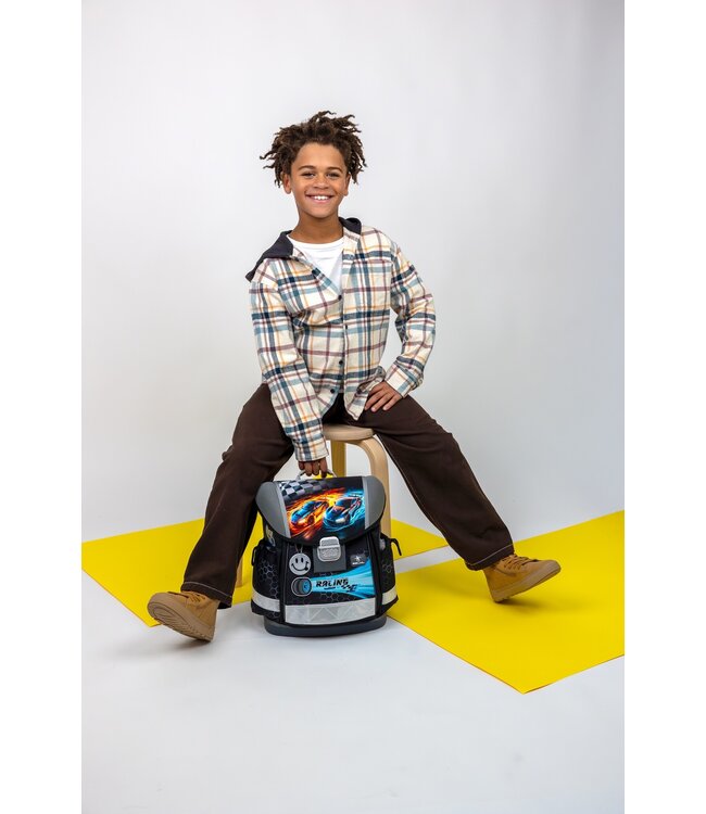 Belmil CLASSY Schulrucksack-Set Race it