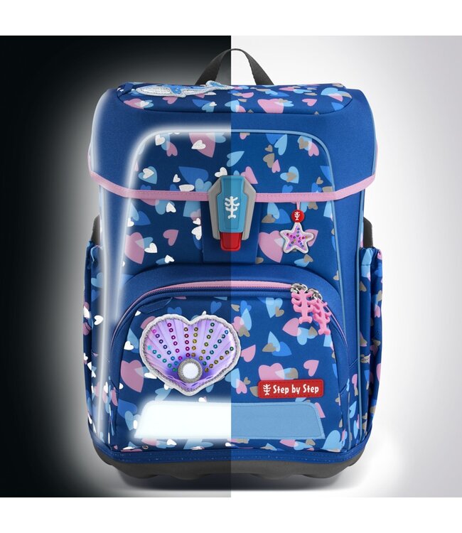 Step by Step Schulrucksack-Set CLOUD REFLECT Seashell Pearl
