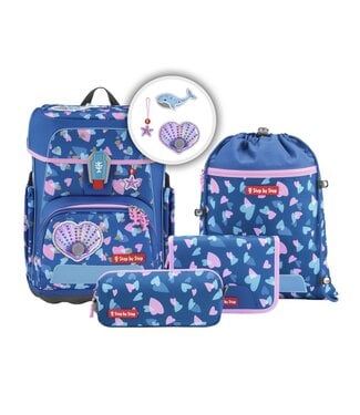 Step by Step Schulrucksack-Set CLOUD REFLECT Seashell Pearl