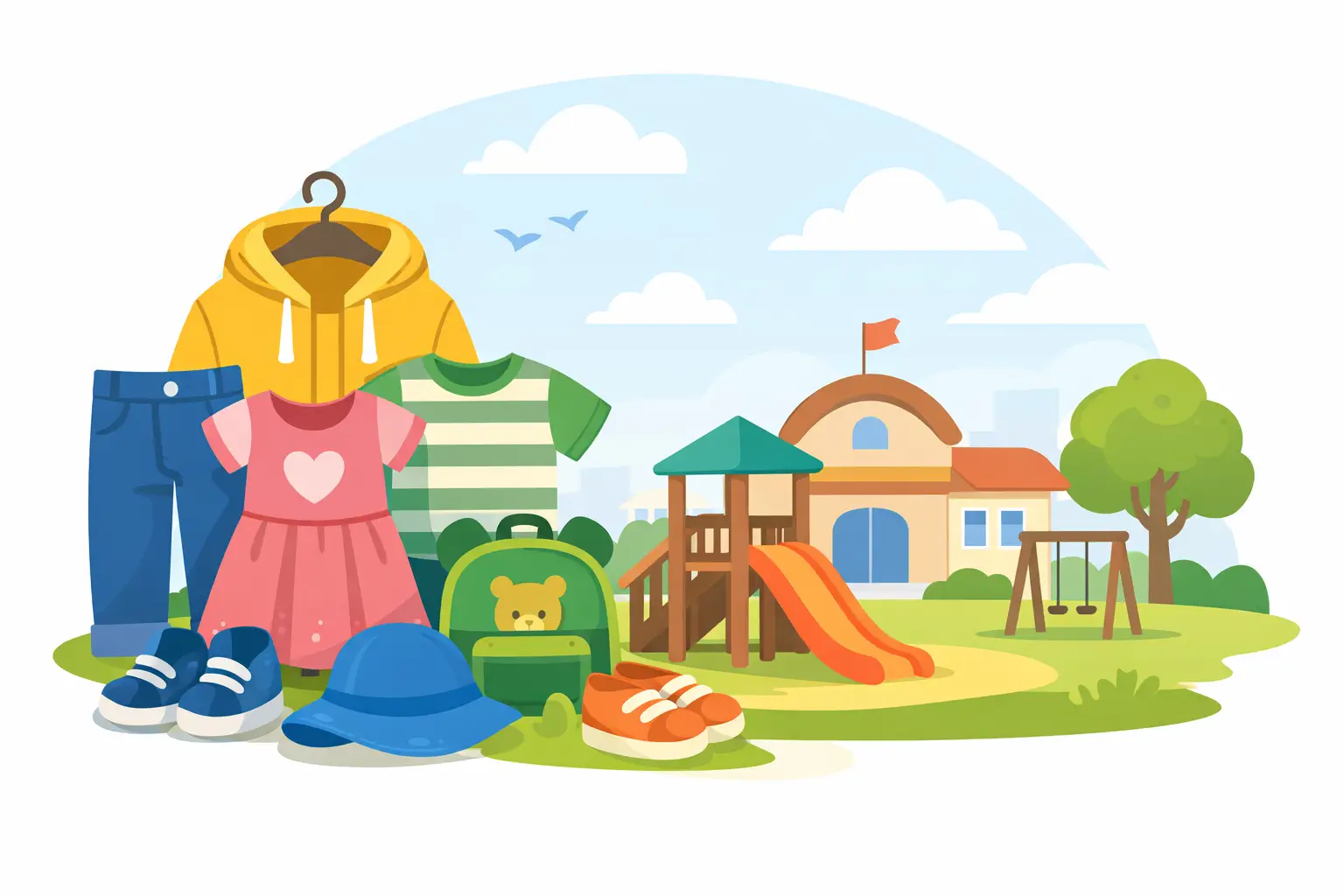 Welche Kinderkleidung für Kindergarten?