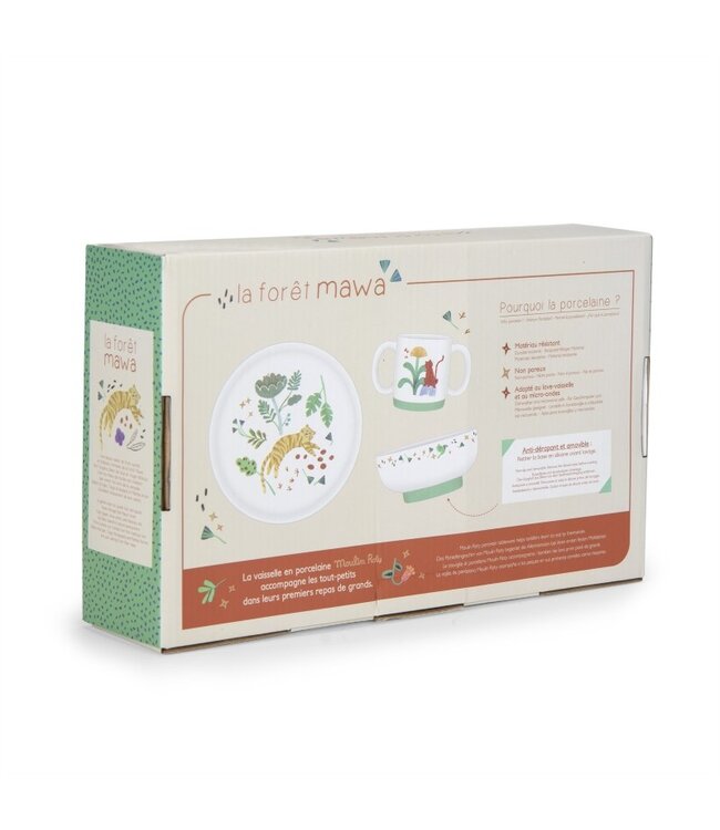 Moulin Roty  Geschirr Set Porzelan