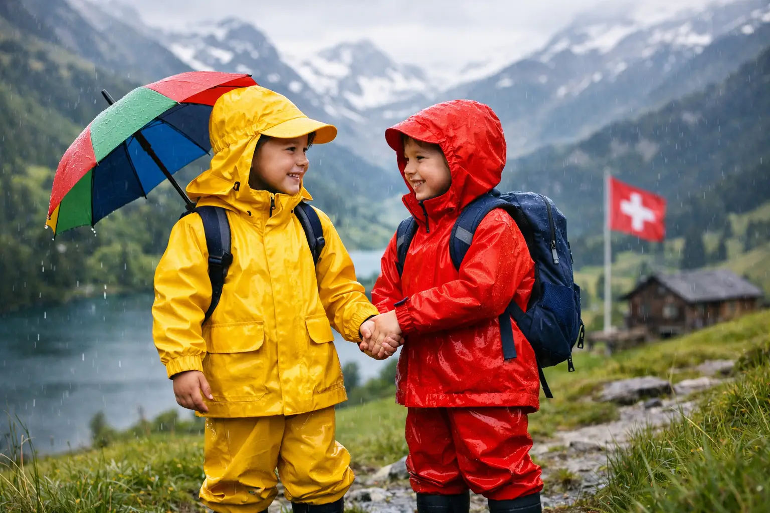 Regenkleidung Kinder Schweiz richtig wählen