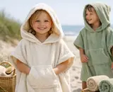 Badeponcho Kinder Bio Baumwolle wählen