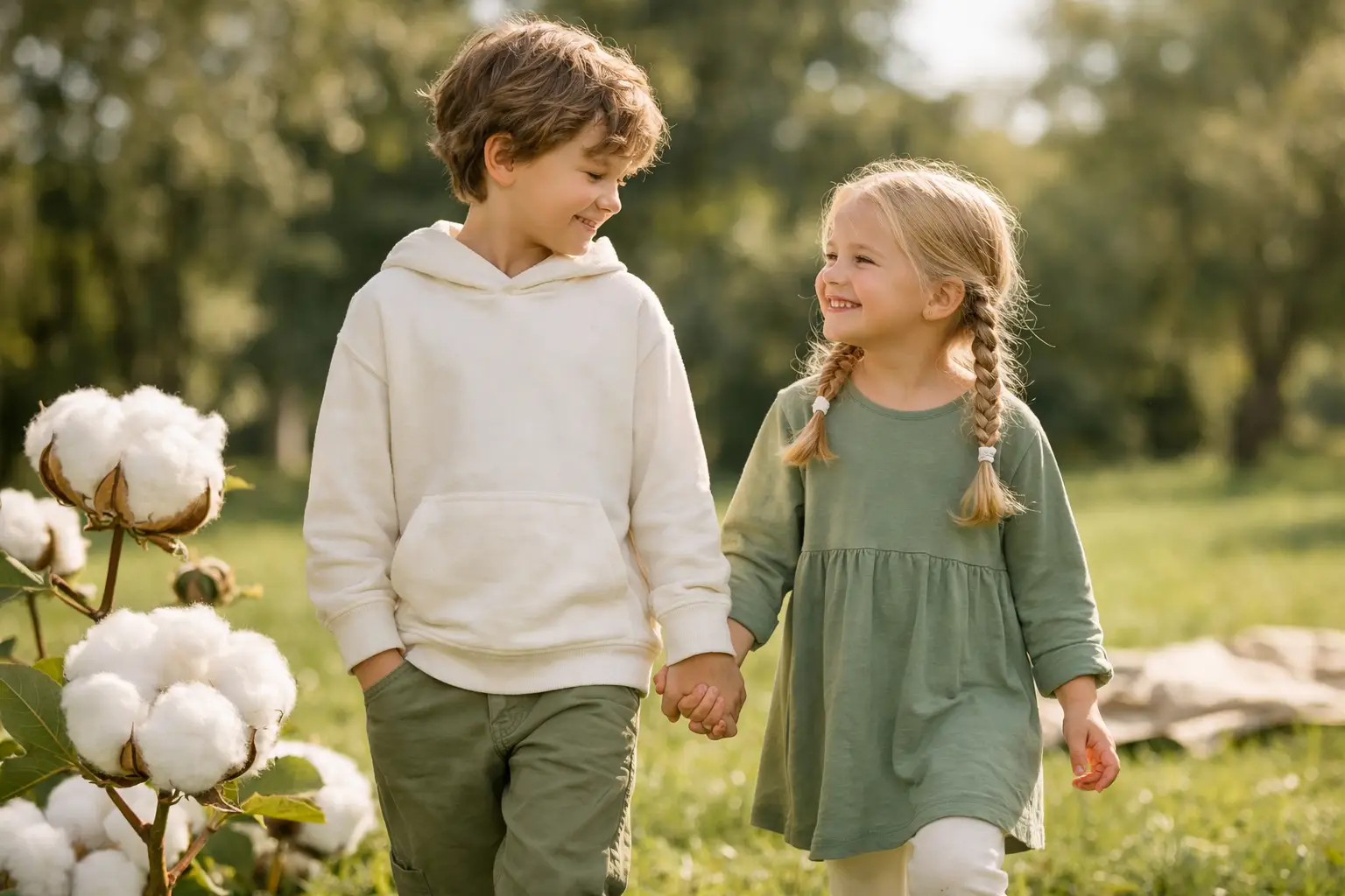 Kindermode aus Bio-Baumwolle im Alltag