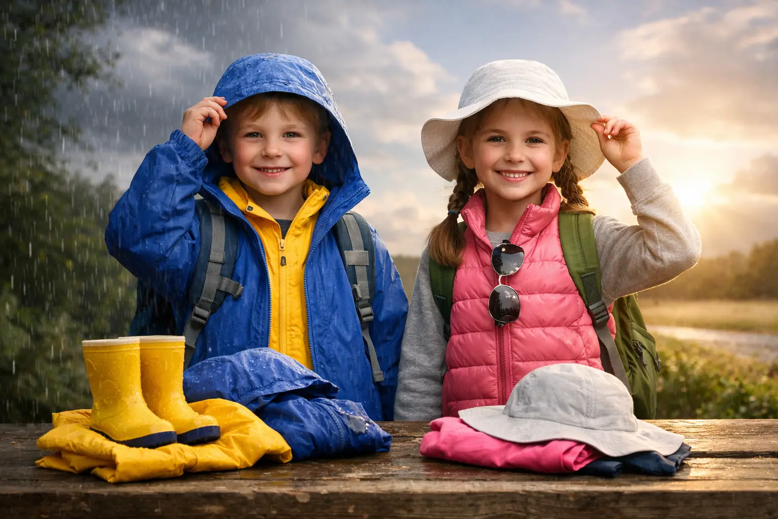 Kinderkleidung für Wechselwetter richtig wählen
