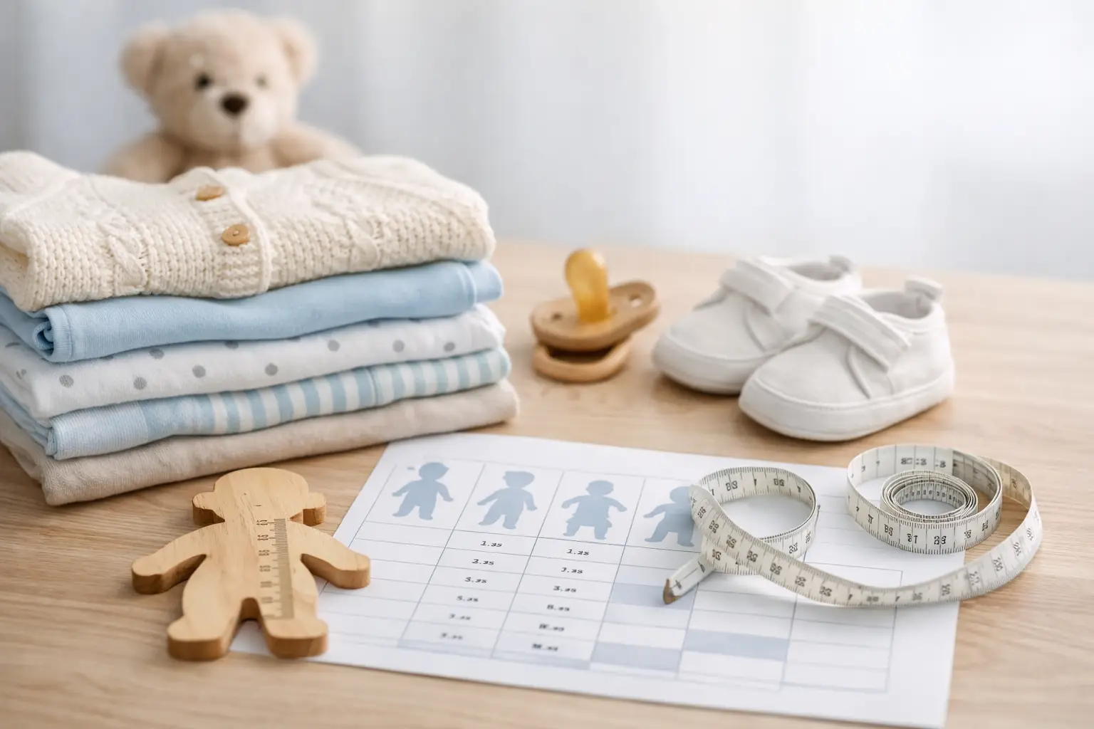 Babykleidung Grössentabelle Schweiz richtig lesen