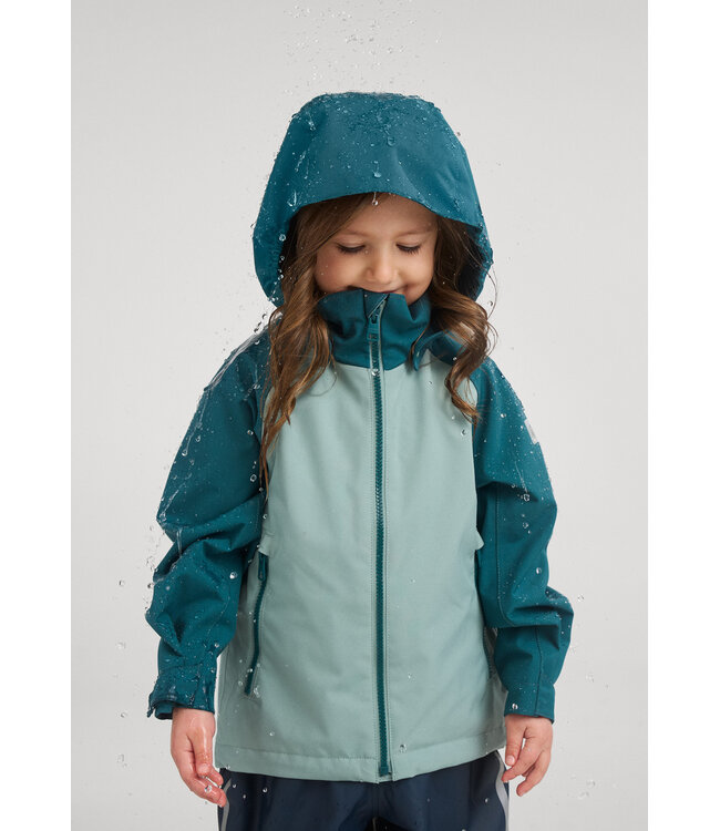 Reima tec Kinder Regenjacke Sulkava Stone Green
