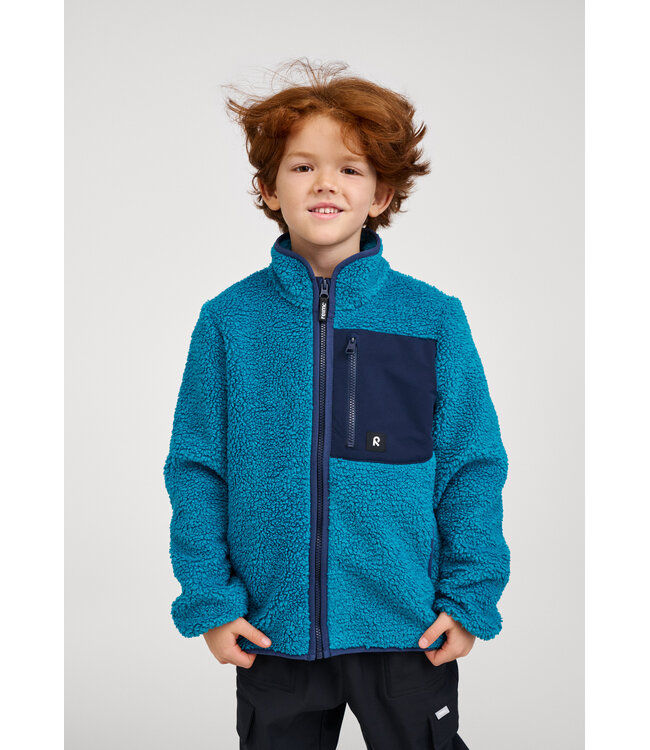 Reima Kinder Fleecejacke Turina Aquatic Blue