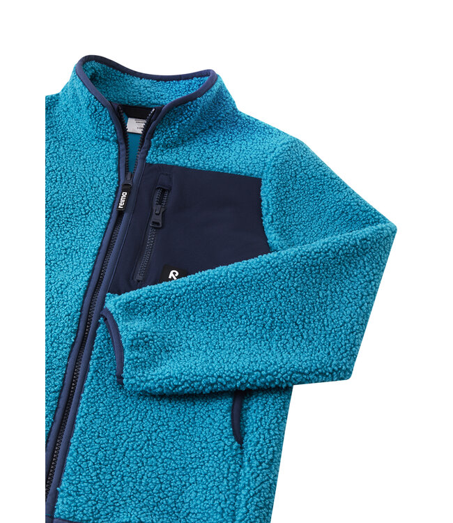 Reima Kinder Fleecejacke Turina Aquatic Blue