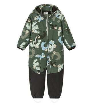 Reima Kleinkinder Softshell Overall Mjosa Thyme green