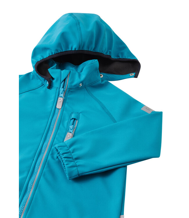 Reima Kinder Softshell Jacke Vantti Aquatic Blue