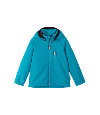 Reima Kinder Softshell Jacke Vantti Aquatic Blue