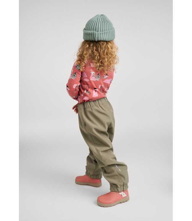 Reima Kinder Softshell Hose Oikotie Greyish green