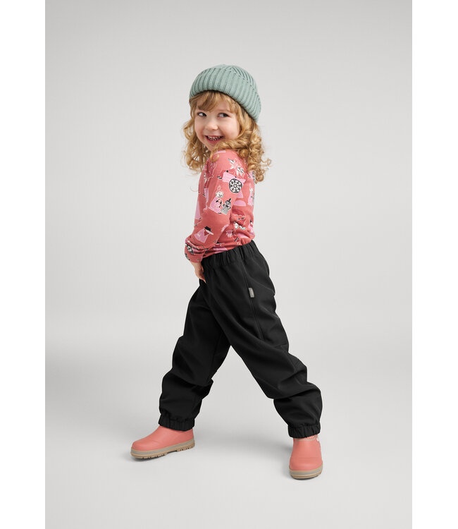 Reima Kinder Softshell Hose Oikotie Black