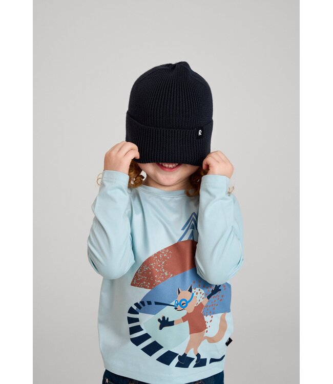 Reima Kinder Übergangsmütze Reissari Black